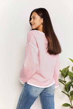 Angel Wings Contrast Detail Top Trendsi