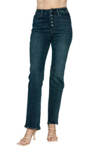 Sleek and Stylish Full Size Button Fly Straight Jeans Trendsi