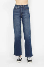 Sleek and Stylish High Waist Tummy Control Flare Jeans Trendsi