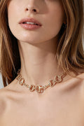 Polished Toggle Chain Choker Necklace Sleek and Stylish