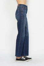 Sleek and Stylish High Waist Tummy Control Flare Jeans Trendsi