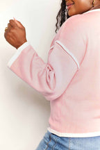 Angel Wings Contrast Detail Top Trendsi