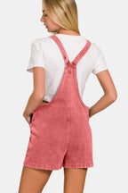 Zara Washed Knot Strap Cabernet Romper Trendsi